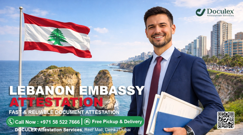Lebanon Embassy Attestation in UAE - Doculex Attestation Services